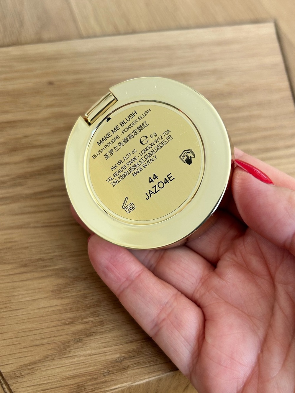 New YSL Make Me Blush 24H Buildable Powder Blush 44 Nude Lavalliere - Picture 5 of 5